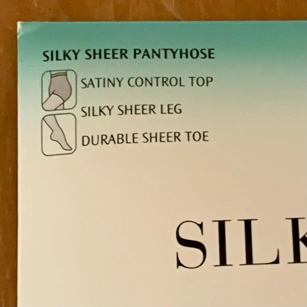 Vintage Sheer Caress Silky Sheer QUEEN SHORT Navy 29 Pantyhose
